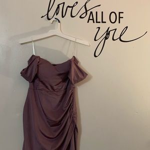 Haute Monde Purple Formal Dress